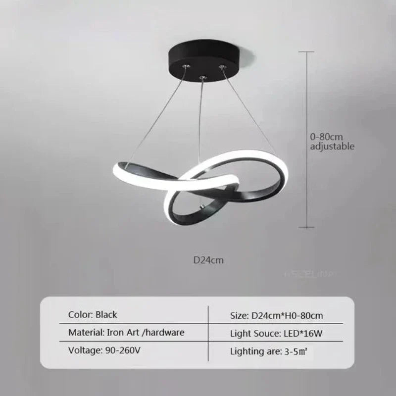 LumiWave LED Ceiling Light | Energy-efficient Designer Lamp for Living Room, Bedroom & Kitchen | Modern LED Lighting