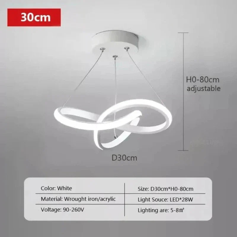 LumiWave LED Ceiling Light | Energy-efficient Designer Lamp for Living Room, Bedroom & Kitchen | Modern LED Lighting