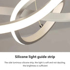 LumiWave LED Ceiling Light | Energy-efficient Designer Lamp for Living Room, Bedroom & Kitchen | Modern LED Lighting