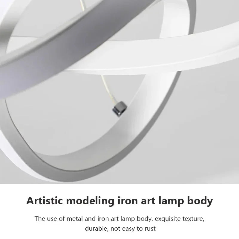 LumiWave LED Ceiling Light | Energy-efficient Designer Lamp for Living Room, Bedroom & Kitchen | Modern LED Lighting