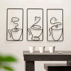 Fade-resistant Wall Art with Coffee Mug for Indoor and Outdoor Use