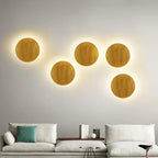 LuxeRadiant – Scandinavian Wooden Wall Lamp