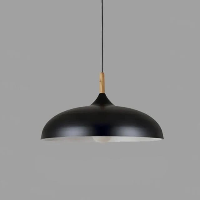 Scandinavian Oak LED Ceiling Light Fixture