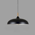 Durable oak ceiling lamp providing timeless lighting