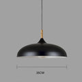 Modern ceiling light oak wood | Scandinavian pendant lamp for living room