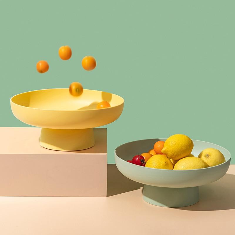 Pastel colored fruit tray
