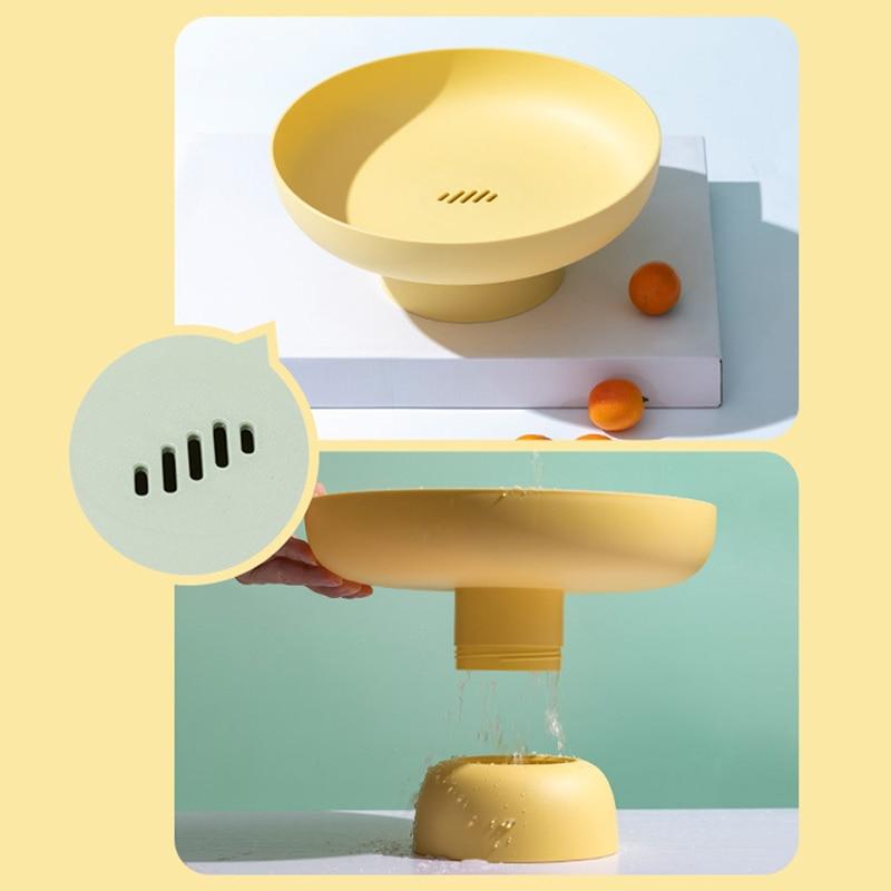 Pastel colored fruit tray