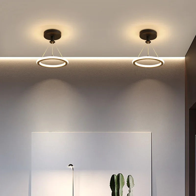 Modern LED ceiling light for hallway & entrance area, minimalist lighting