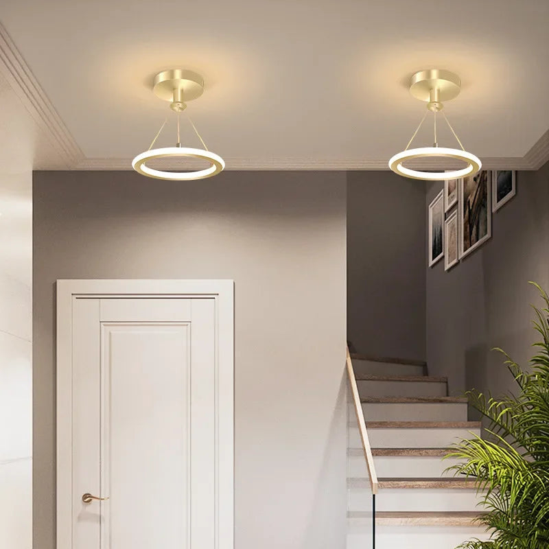 Modern LED ceiling light for hallway & entrance area, minimalist lighting
