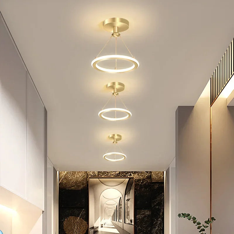 Modern LED ceiling light for hallway & entrance area, minimalist lighting