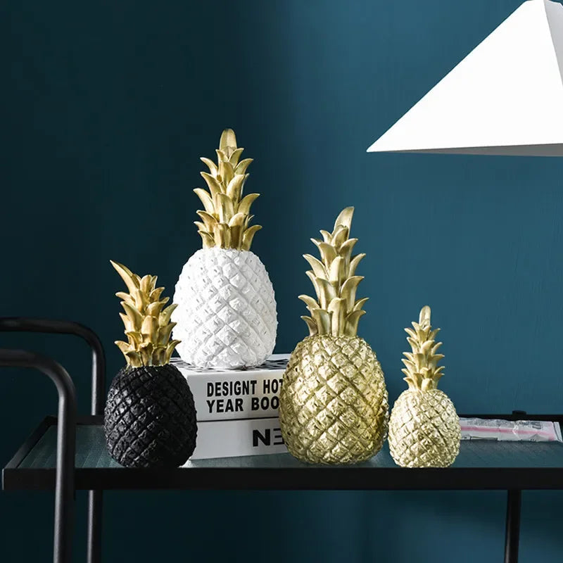 Golden Pineapple Decoration, Exclusive Home Accent for Modern Interior Design