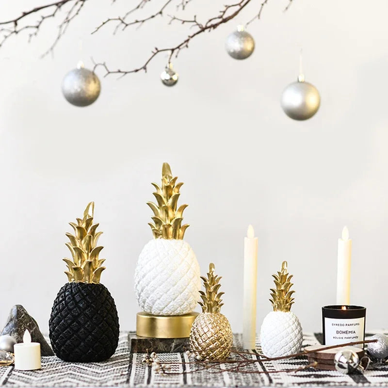 Golden Pineapple Decoration, Exclusive Home Accent for Modern Interior Design
