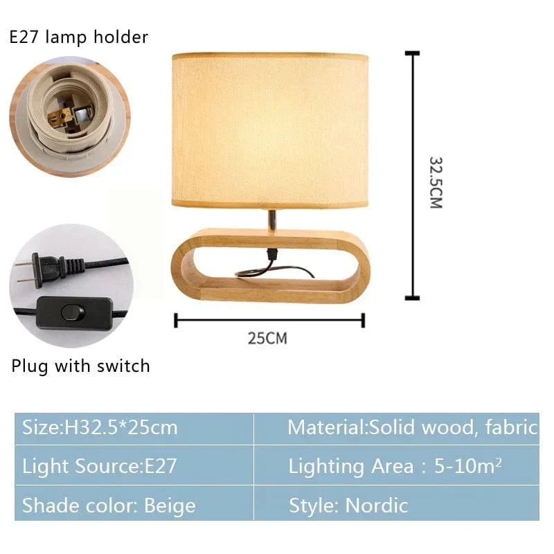 ScandiLamp - Elegant wooden lamp - Modern design - Warm ambiance