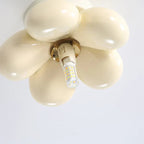 Scandinavian Flower Glass Ceiling Lamp