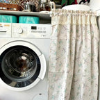 Nordic Bloom Kitchen Cabinet Curtain