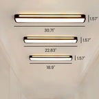 Nordic Minimalist Long LED Ceiling Light Fixture