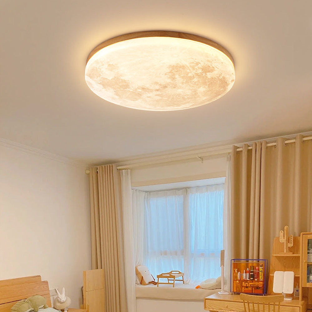 LunaGlow - Moon Lamp Ceiling Lamp With Soft LED Lighting