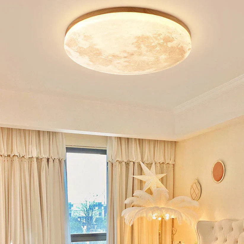 Moon Round | Minimalist LED Ceiling Light