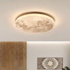 Moon-Inspired LED Ceiling Light for Modern Interiors