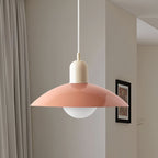 Modern Macaron Bauhaus Pendant Light – Iron Shade