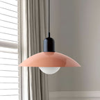 Modern Macaron Bauhaus Pendant Light – Iron Shade