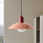 Modern Macaron Bauhaus Pendant Light – Iron Shade