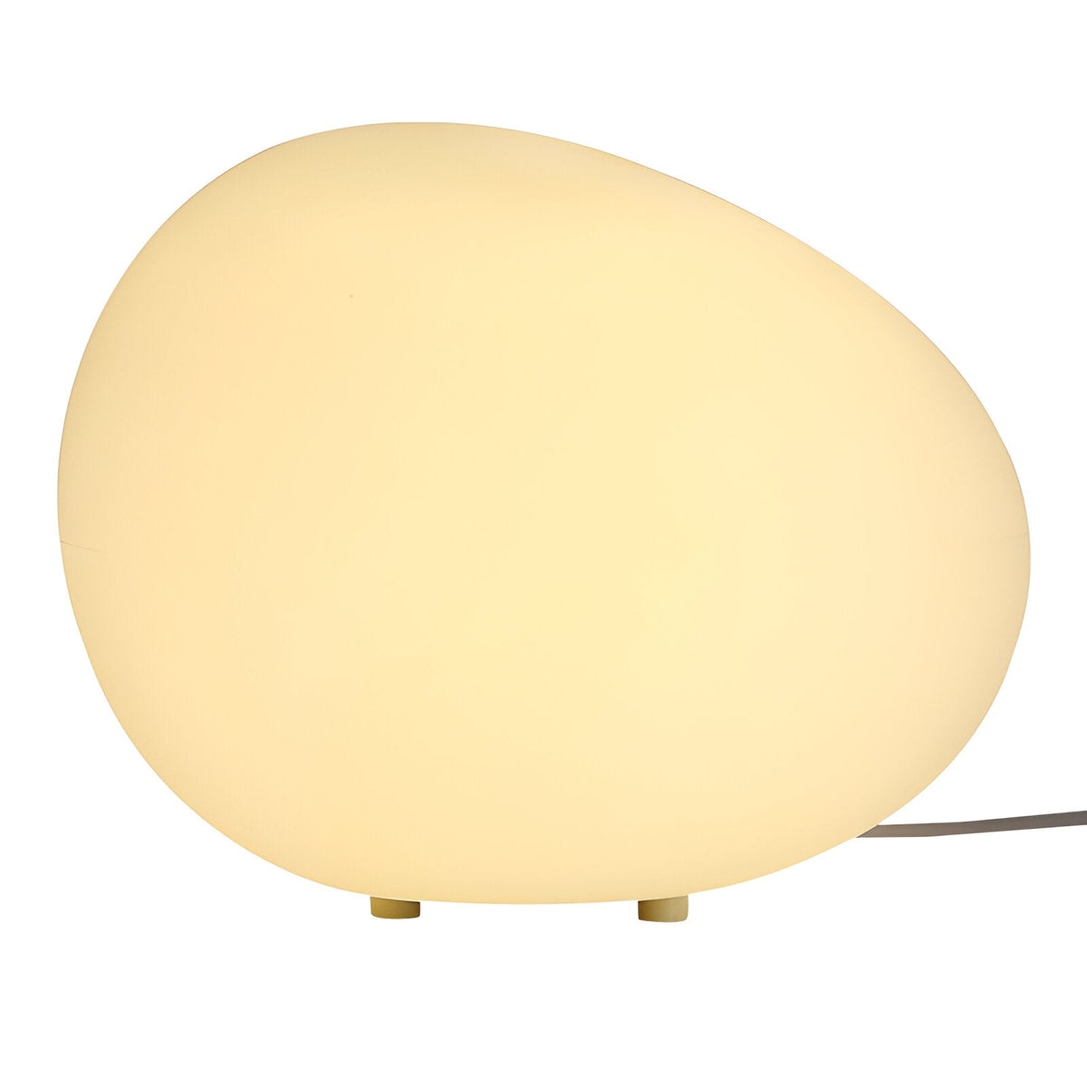 Round Metal Table Lamp in Scandinavian Design
