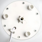 Round Metal Table Lamp in Scandinavian Design