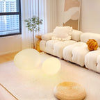Round Metal Table Lamp in Scandinavian Design