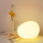 Round Metal Table Lamp in Scandinavian Design