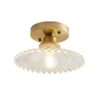 Ceiling Light Modern Glass Semi Flush Lamp