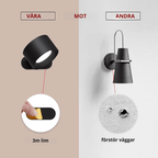 Wireless Nordic Wall Light with Remote Control