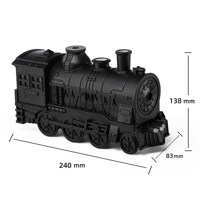 Nostalgic Train-Shape Fragrance Humidifier with Ambient Light