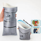 Emergency travel bag for urine relief — Leak-proof & odor-proof