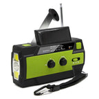 Emergency Solar Radio with Power Bank and SOS Alarm
