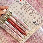 Funny Nurse Ballpoint Pen Set (Set of 5)