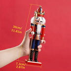 Nutcracker Soldier | Wooden Figure Erzgebirge 30 cm Vintage