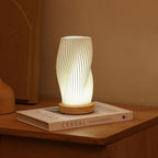 Wavecrest Lamp – Sleek USB-Powered Dimmable Table Lamp