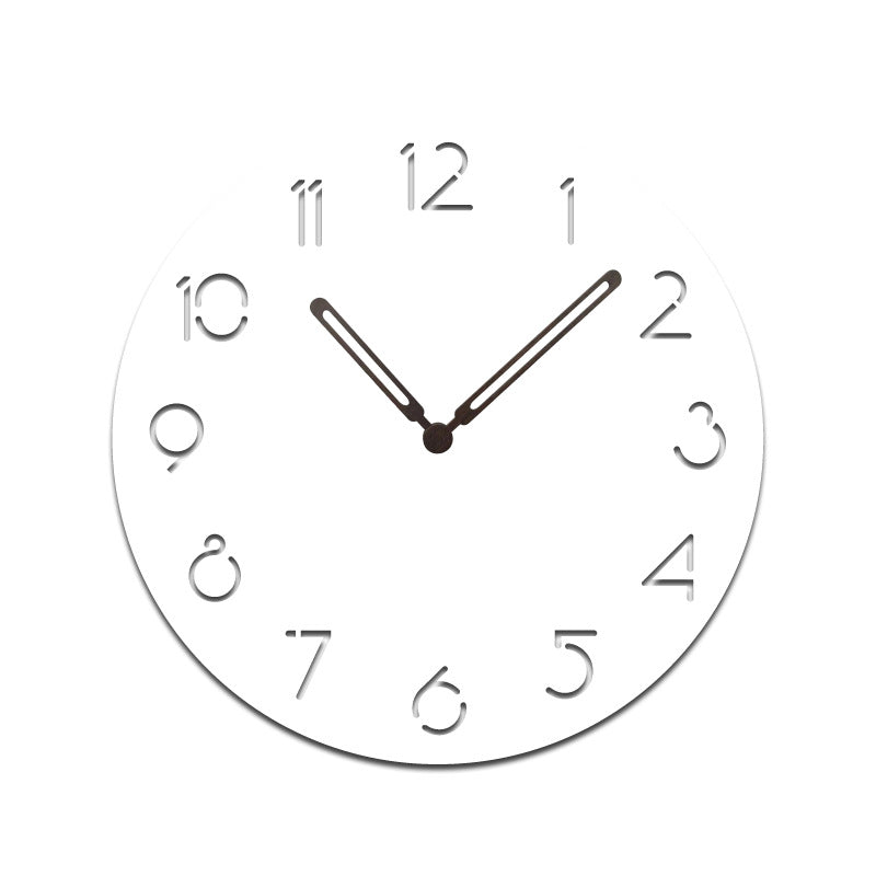 Atmospheric LED Light Silent Wall Decor Clock
