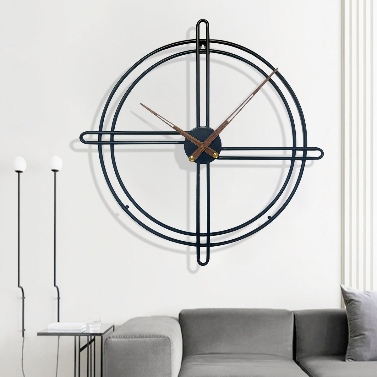 Nordic decorative large wall clock for the living room 23 inches