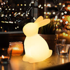 Contemporary Creative Rabbit PE LED Table Lamp for the Bedroom