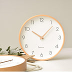 Nordic Minimalist Wood Silent Wall Clock