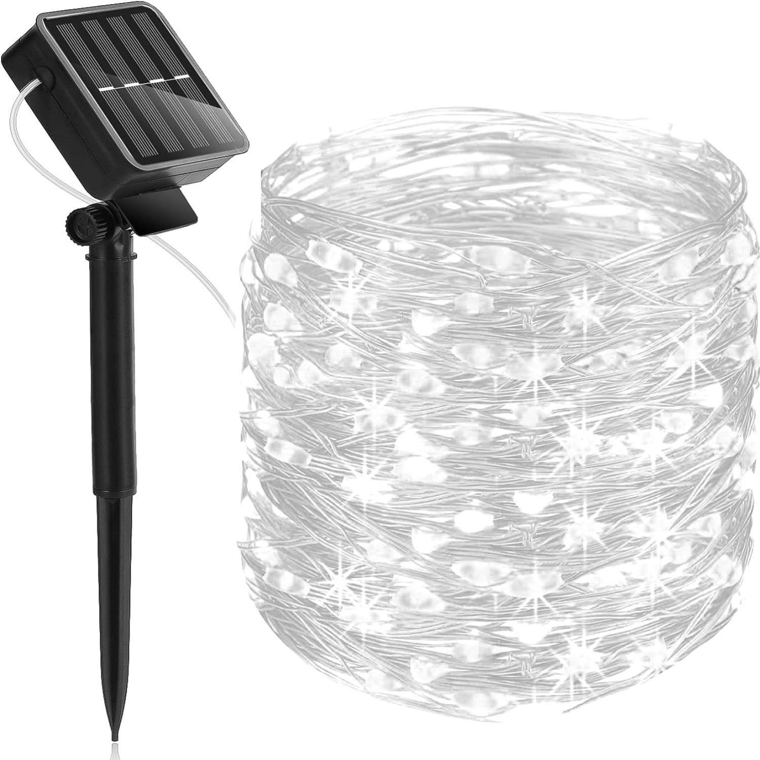 Waterproof fairy lights with solar energy