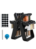 Rotating spice container provides order and makes cooking easier