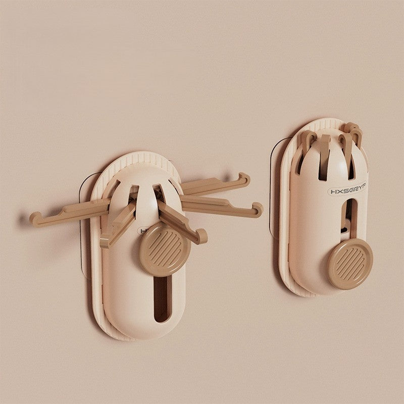 Multi Organizer Foldable Wall-Mounted Hook