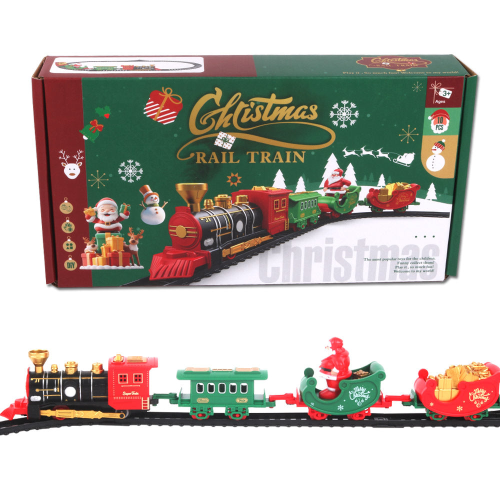 Mini Electric Christmas Track Train Set