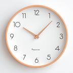 Nordic Minimalist Wood Silent Wall Clock