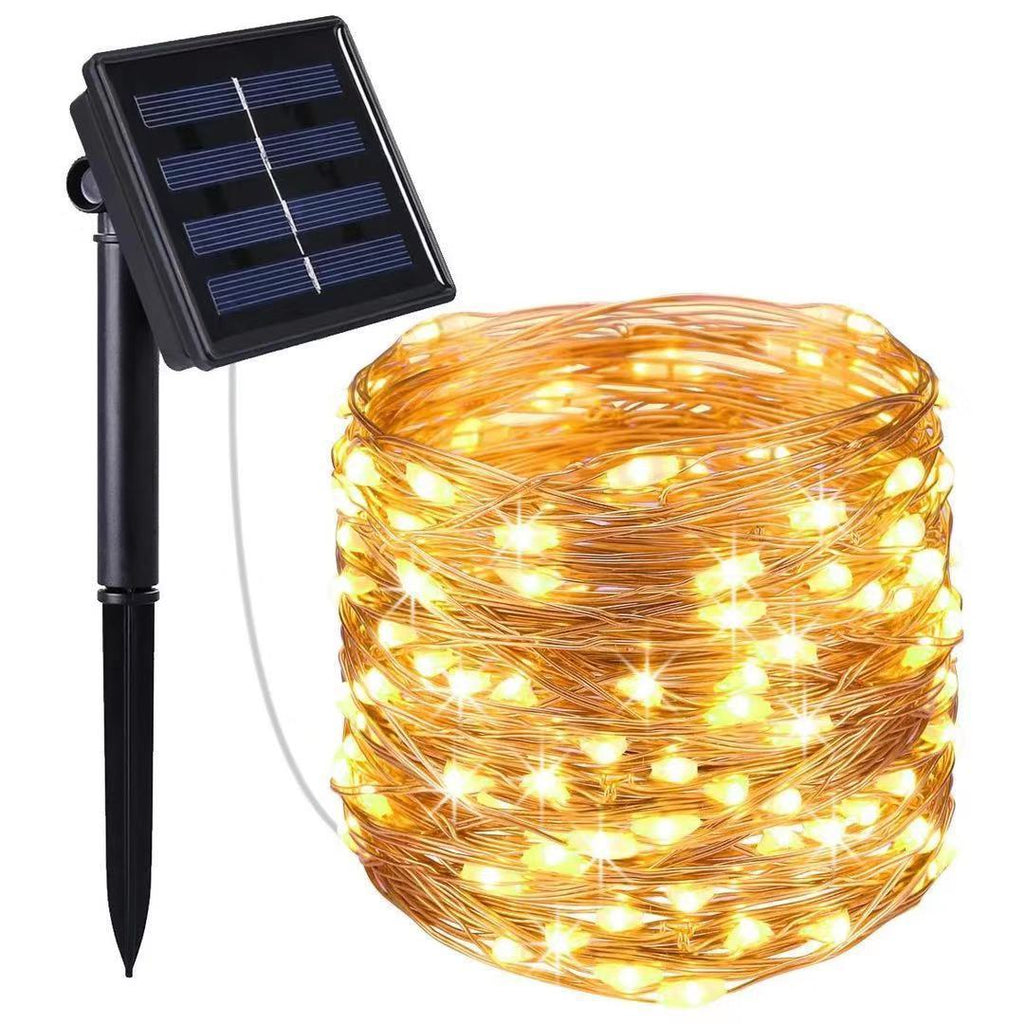 Waterproof fairy lights with solar energy