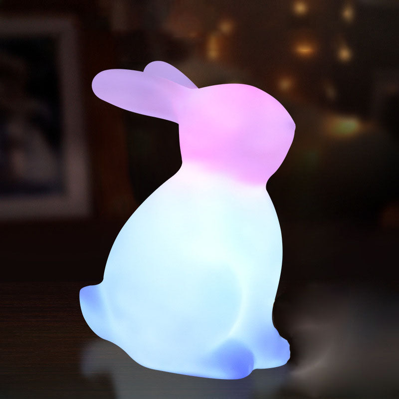 Contemporary Creative Rabbit PE LED Table Lamp for the Bedroom