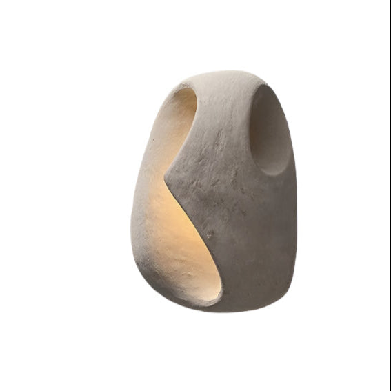 Wall lamp made of Polystyrene in Wabi-Sabi Style